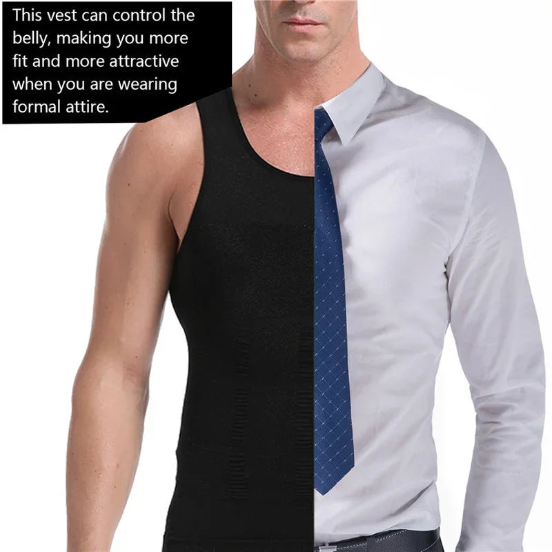 Men’s Compression Body Shaper Vest