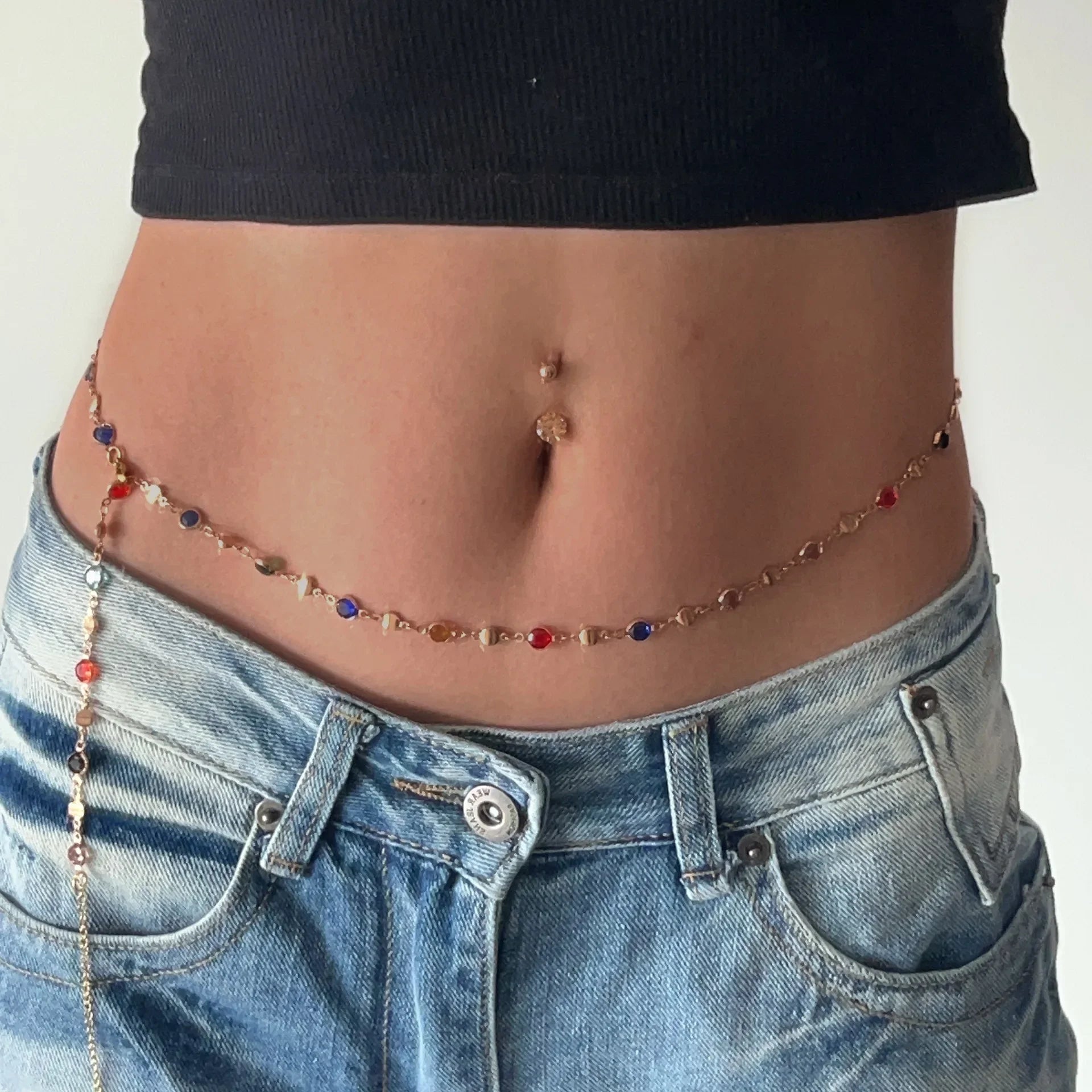 Colorful Blue Evil Eye Necklace