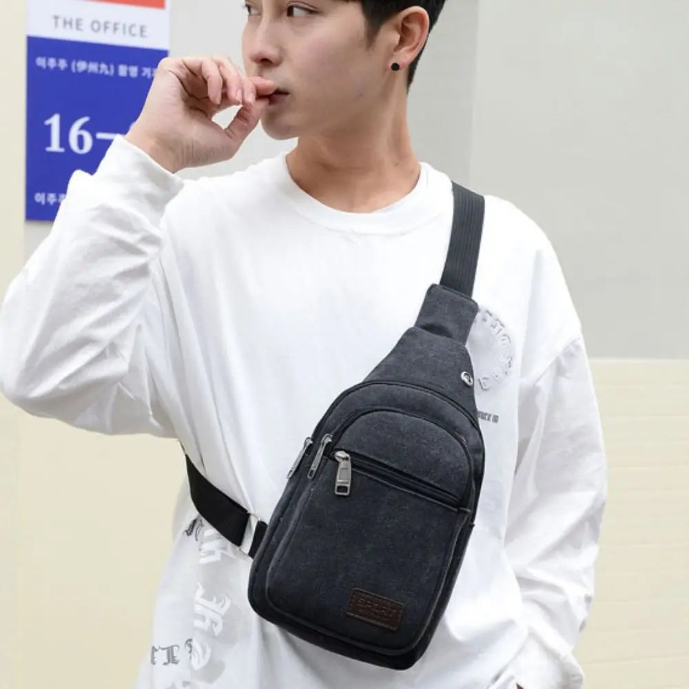 Men’s Canvas Sling Bag