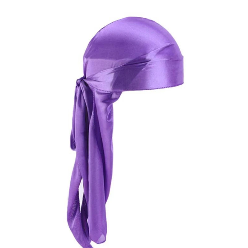 Unisex Silky Long Tail Durag