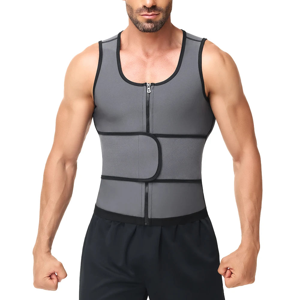 Vensslim Men Compression Shaper with Zipper Weight Loss