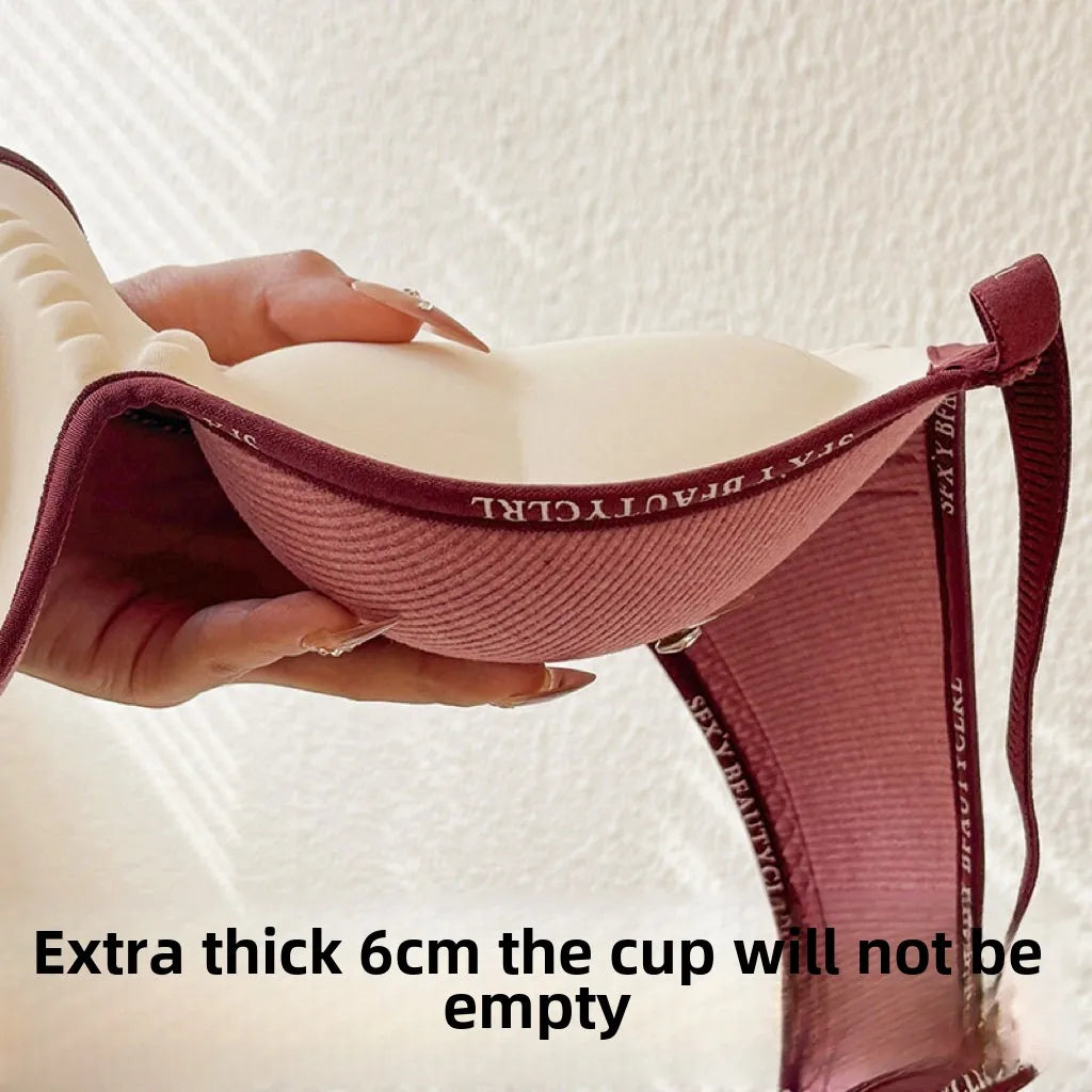 6cm Thickened Push-Up Bra for Small Chest