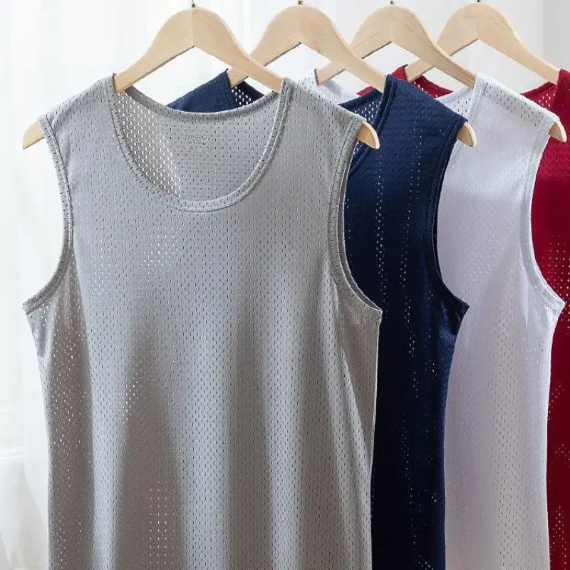 Men’s Sleeveless Mesh Top