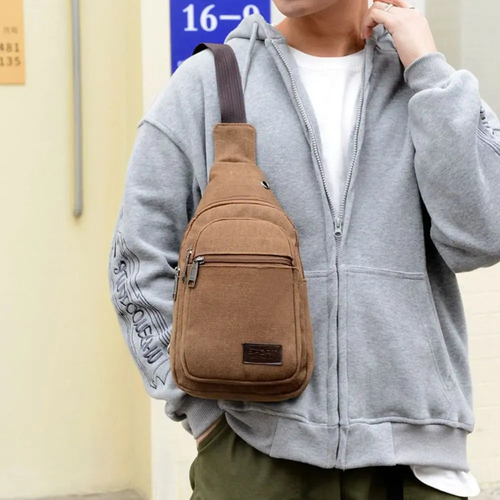 Men’s Canvas Sling Bag
