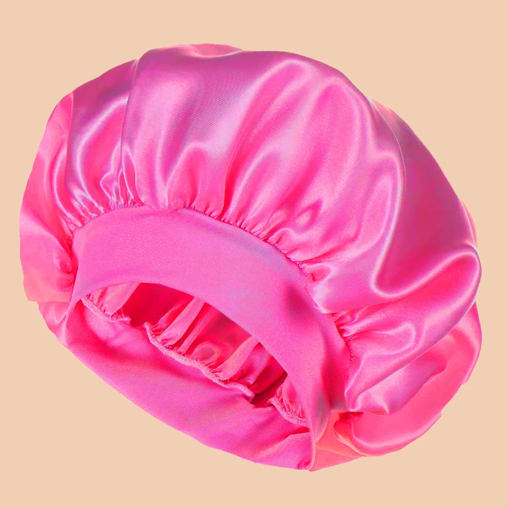 (1pc) Women’s Satin Shower Cap