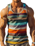 Men’s Retro Striped Tank Top