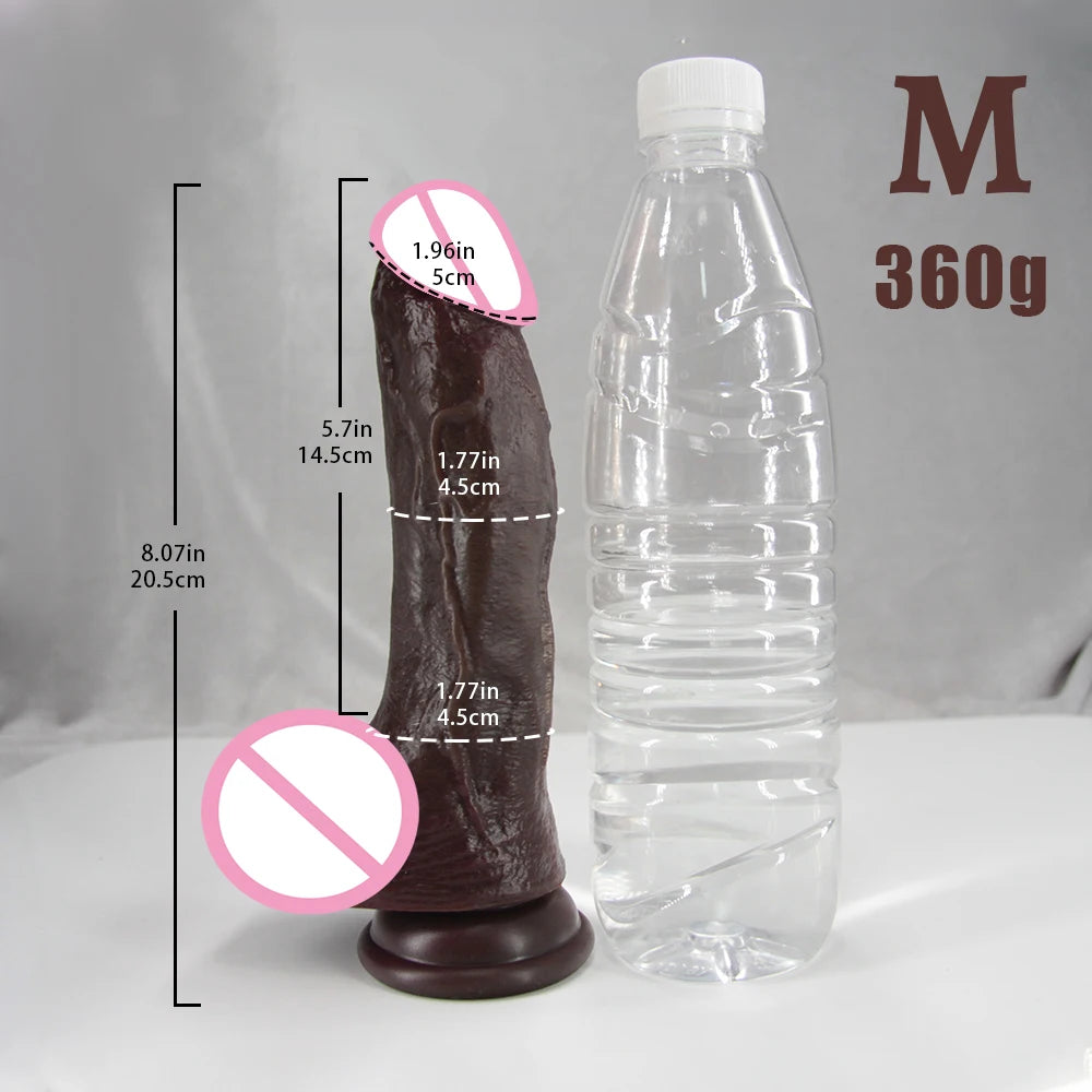 Realistic Long dildo Black