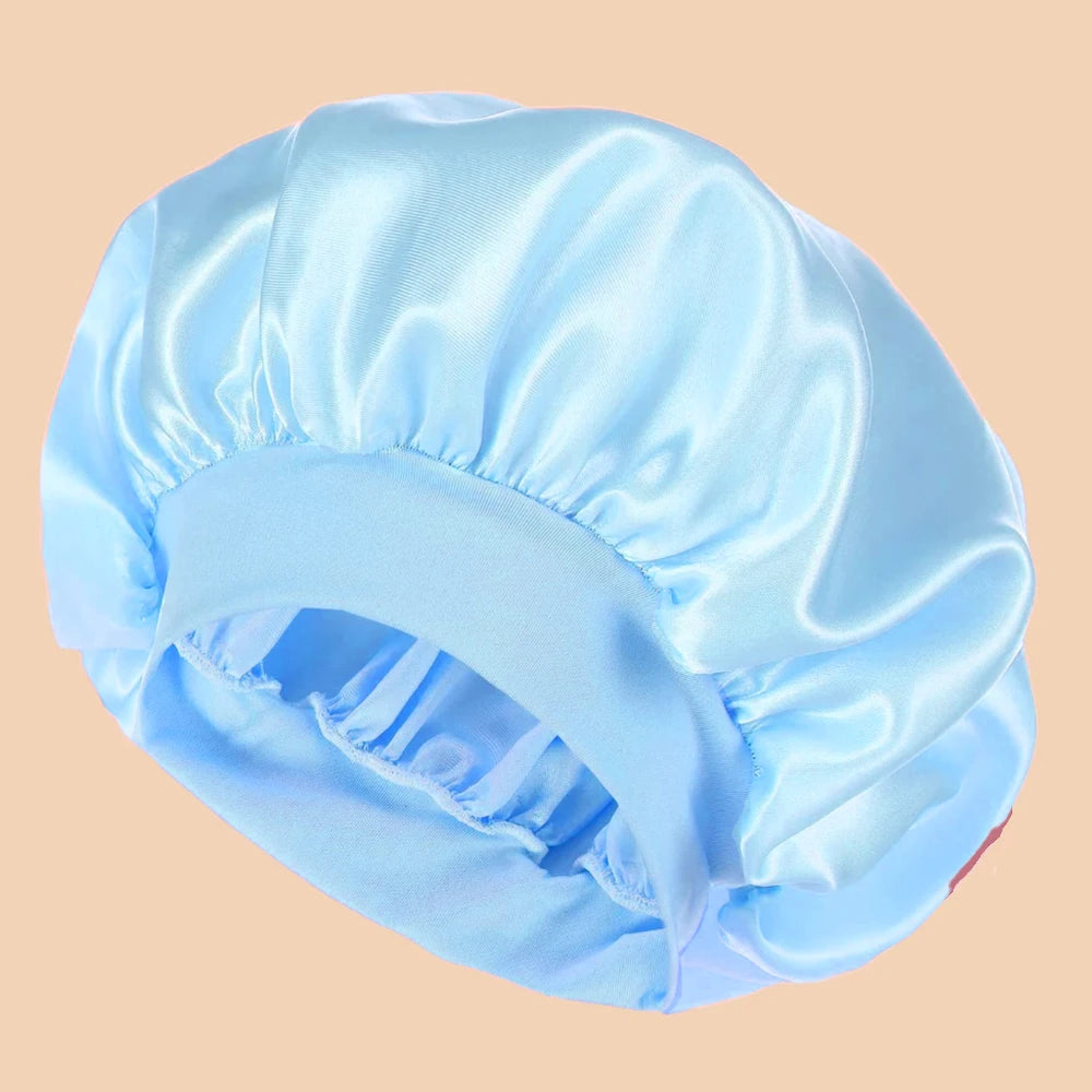 (1pc) Women’s Satin Shower Cap