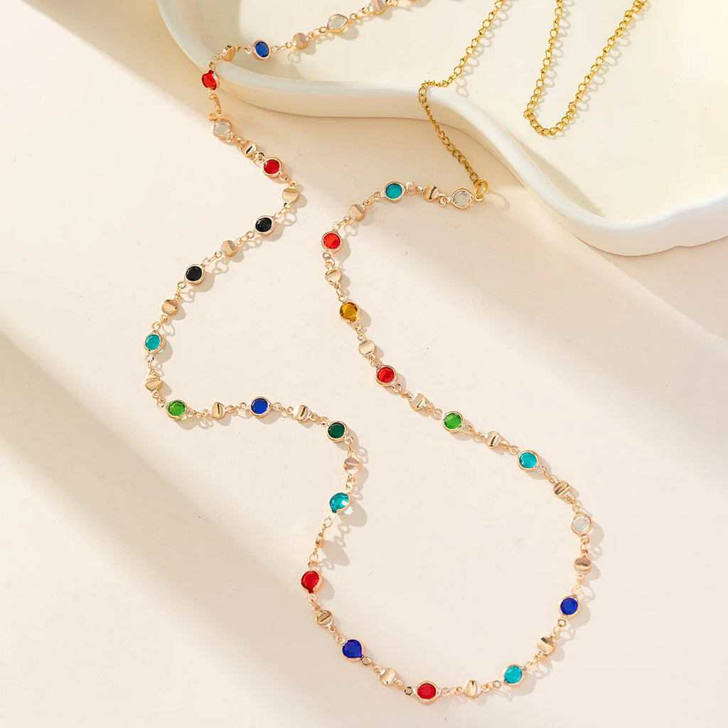 Colorful Blue Evil Eye Necklace