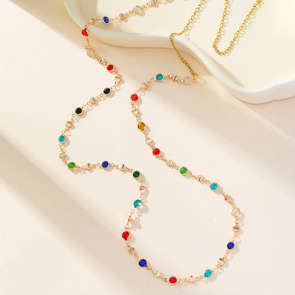 Colorful Blue Evil Eye Necklace