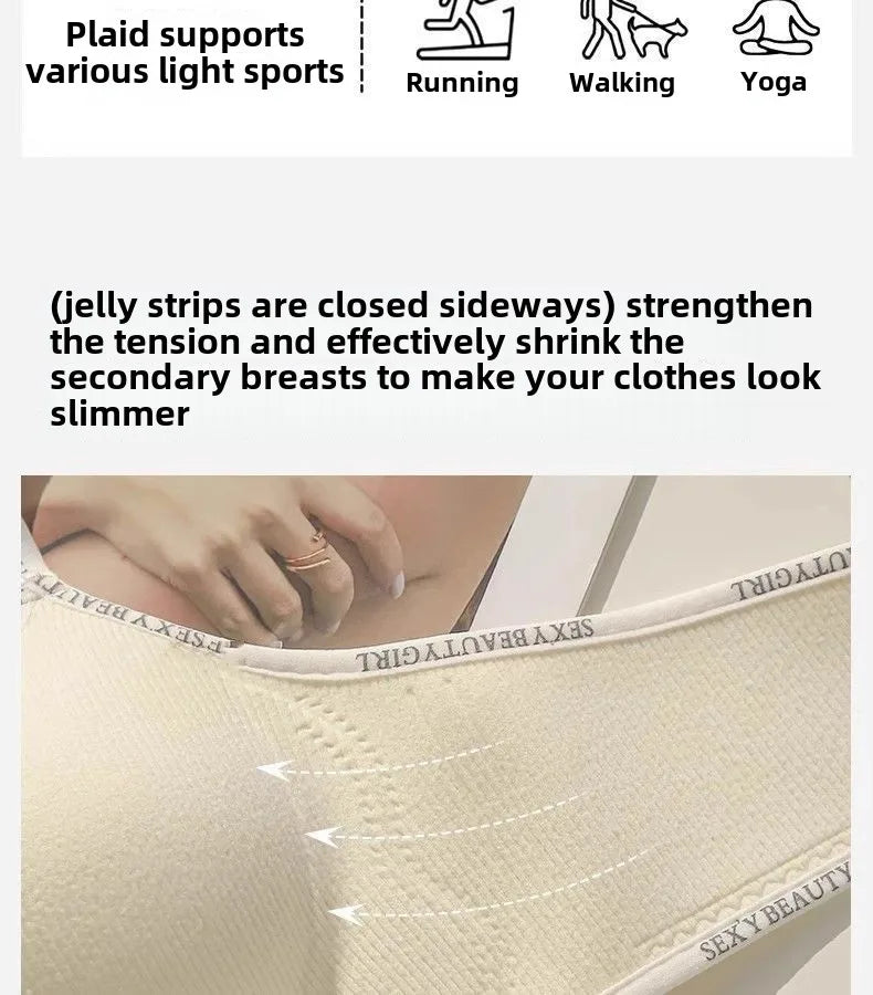 Sujetador push-up engrosado de 6 cm para pecho pequeño