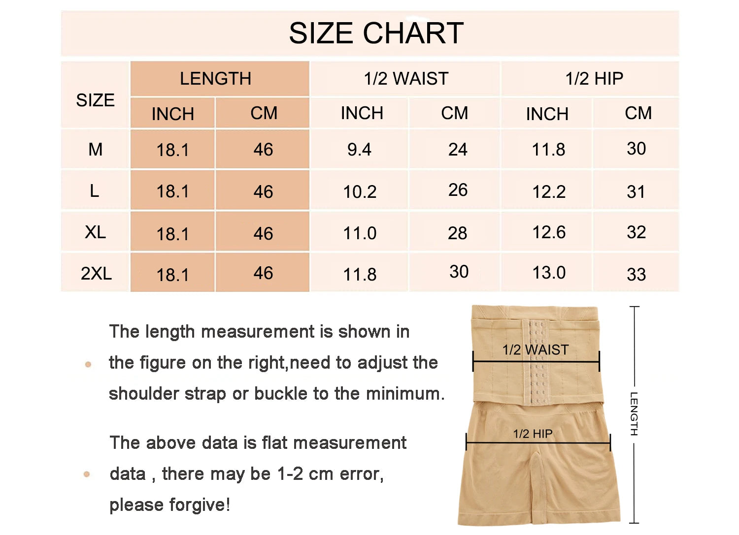Women’s High-Waist Tummy Control Shapewear Shorts
