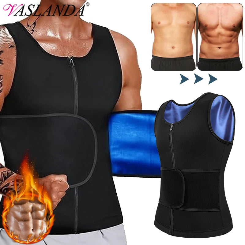 Vensslim Men Compression Shaper with Zipper Weight Loss
