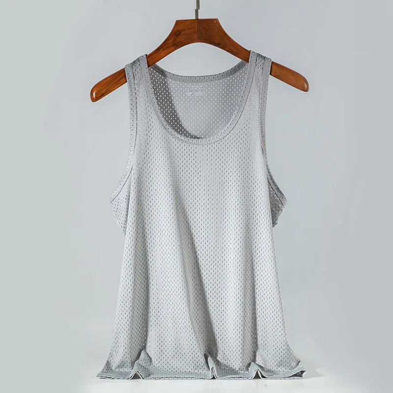 Men’s Sleeveless Mesh Top