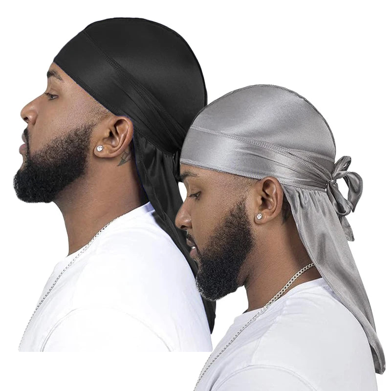 Unisex Silky Long Tail Durag
