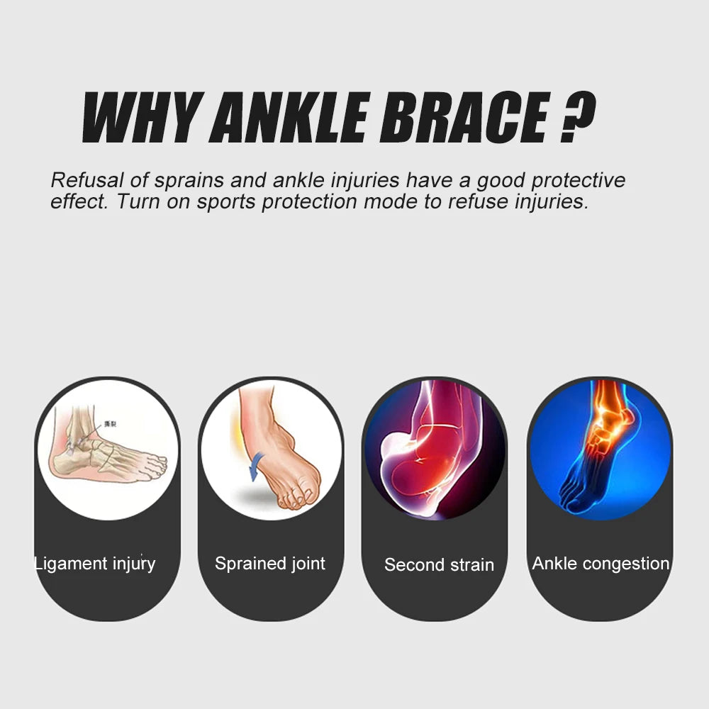 1 pieza de vendaje de soporte de tobillo nuevo para mujeres y hombres