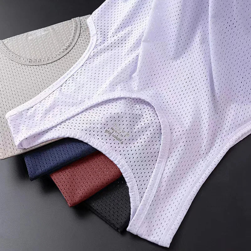 Men’s Sleeveless Mesh Top