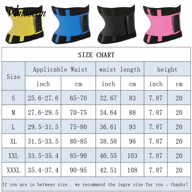 Women Sauna Waist Trainer & Abdomen Trimmer Belt