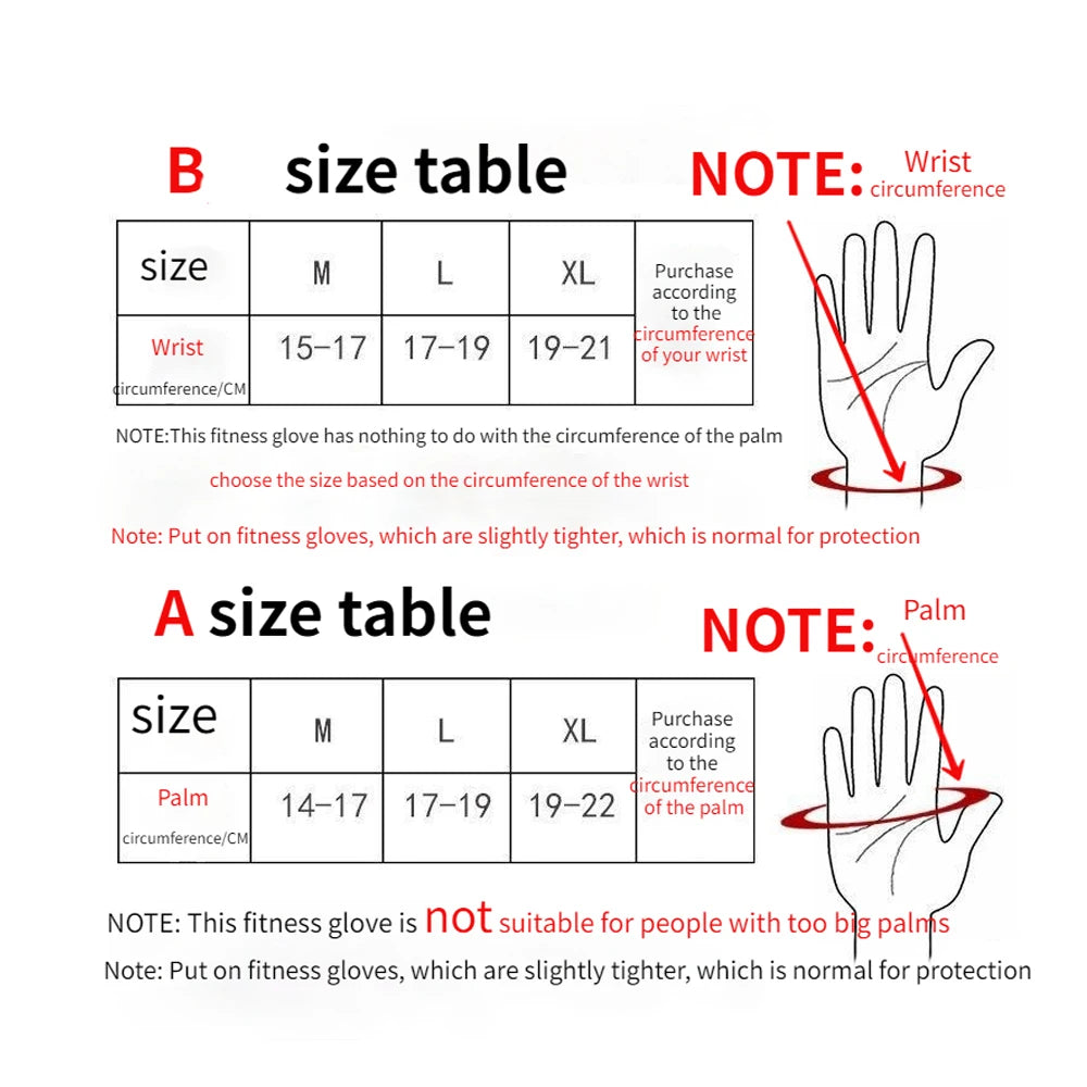 Guantes deportivos de entrenamiento unisex