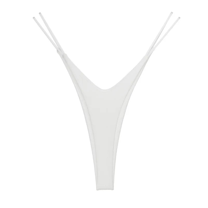 High-Split Cotton Thong