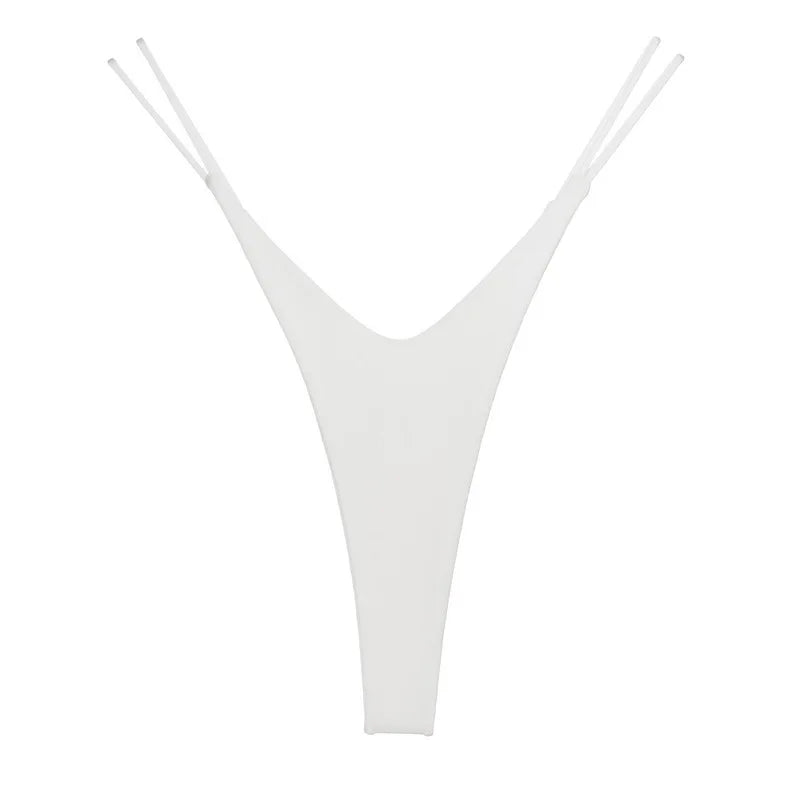 High-Split Cotton Thong