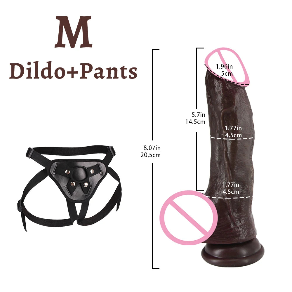 Realistic Long dildo Black