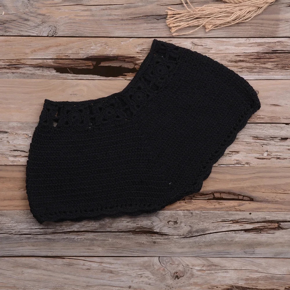 Sexy Hollow Out Hook Bikini Set