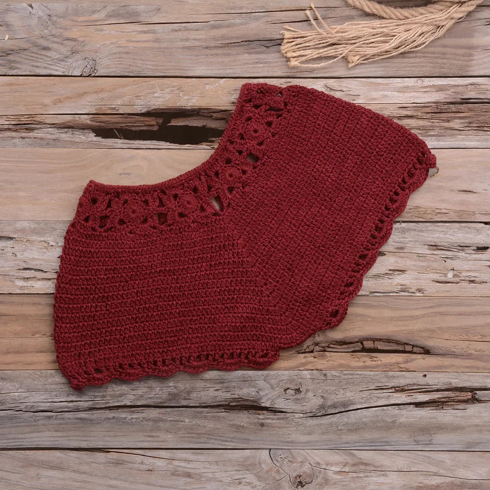 Sexy Hollow Out Hook Bikini Set