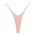 High-Split Cotton Thong