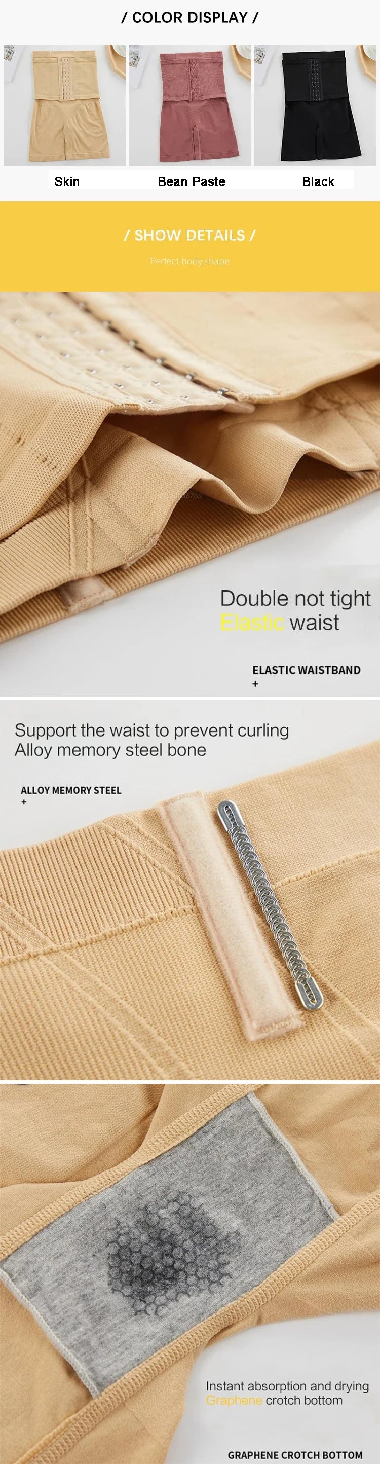 Women’s High-Waist Tummy Control Shapewear Shorts