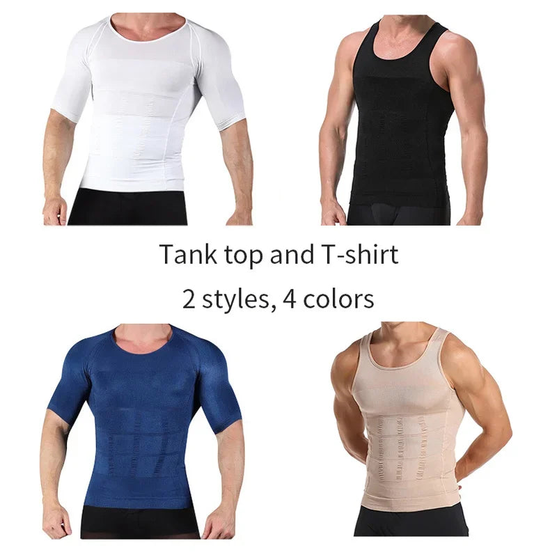 Men’s Compression Body Shaper Vest