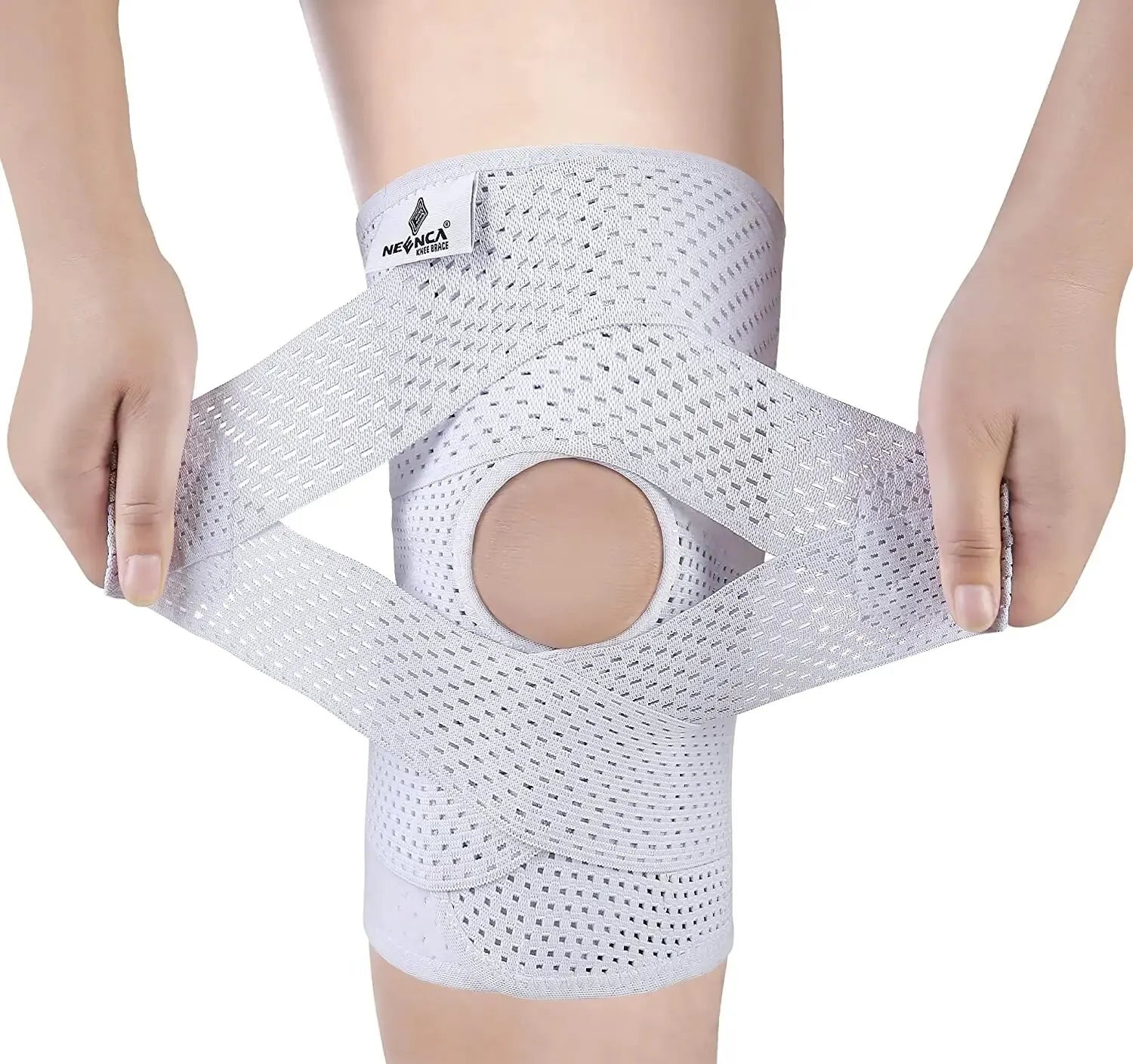 Compression Knee Support with Side Stabilizers