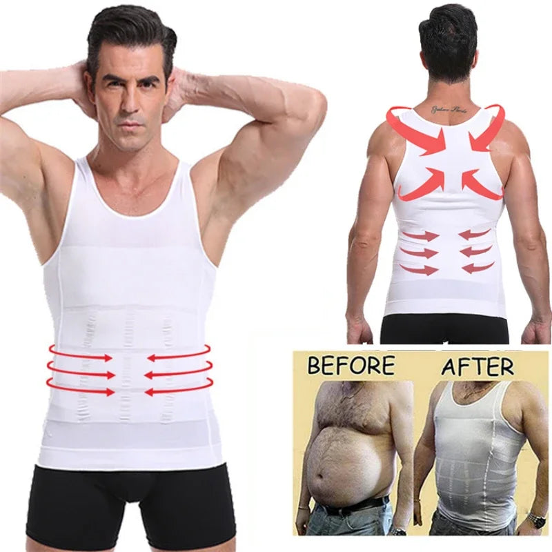 Men’s Compression Body Shaper Vest