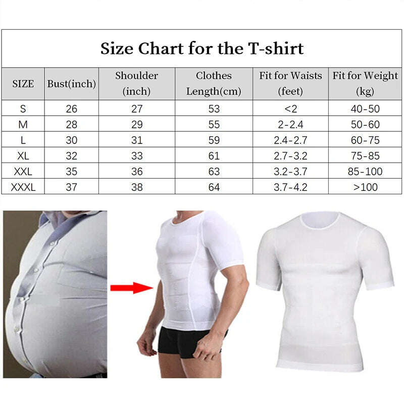 Men’s Compression Body Shaper Vest