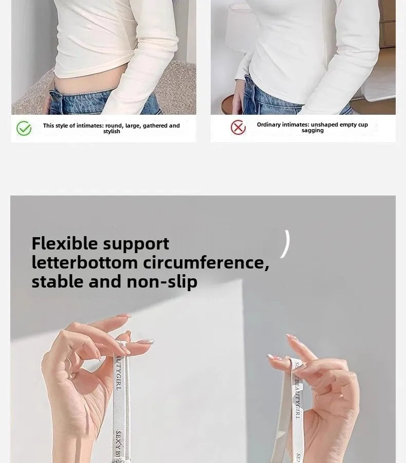 Sujetador push-up engrosado de 6 cm para pecho pequeño