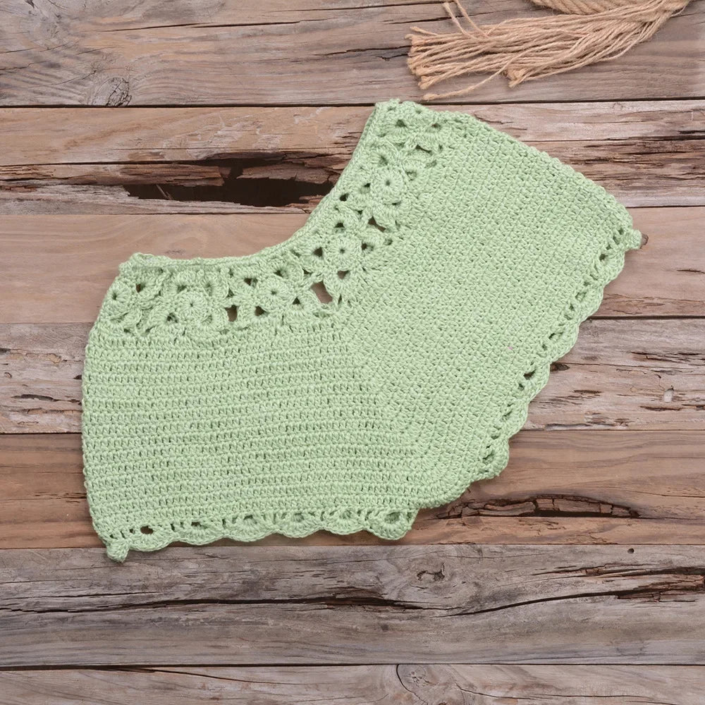 Sexy Hollow Out Hook Bikini Set