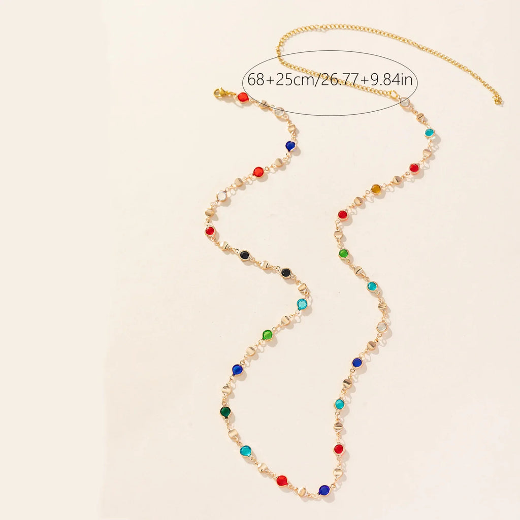 Colorful Blue Evil Eye Necklace