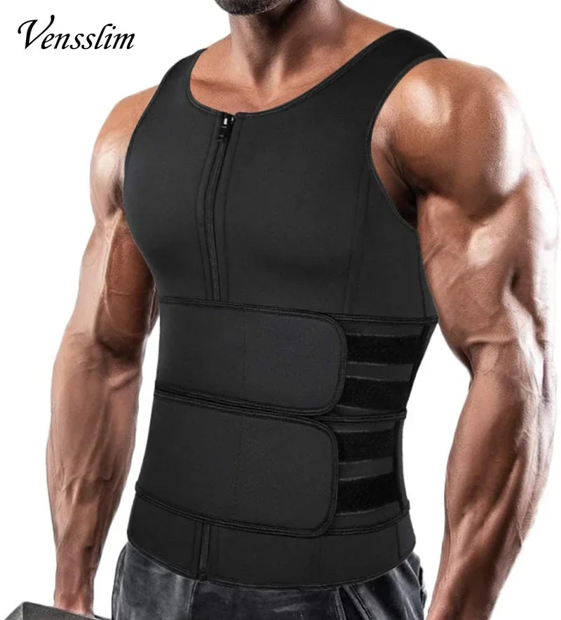 Camisetas de entrenamiento moldeadoras de compresión Vensslim para hombre
