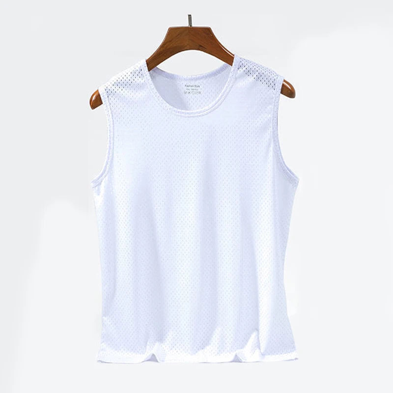 Men’s Sleeveless Mesh Top