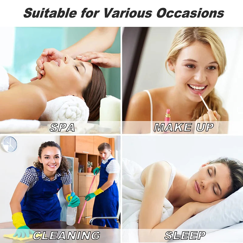 4PCS/LOT Satin Wide Brim Floral Nightcap Bonnet