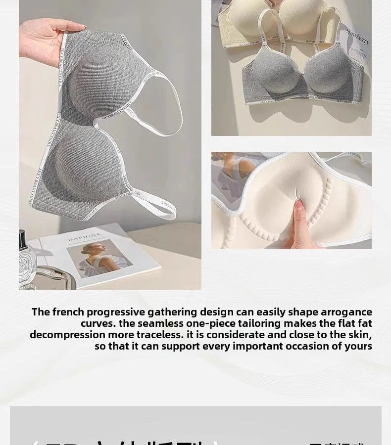 Sujetador push-up engrosado de 6 cm para pecho pequeño