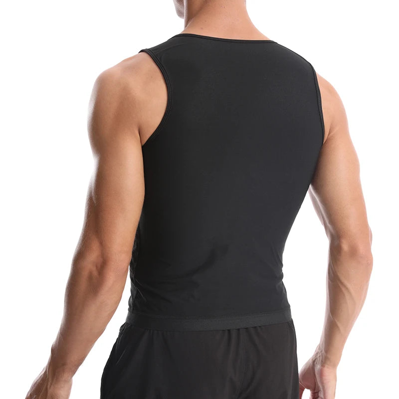 Vensslim Men Compression Shaper with Zipper Weight Loss