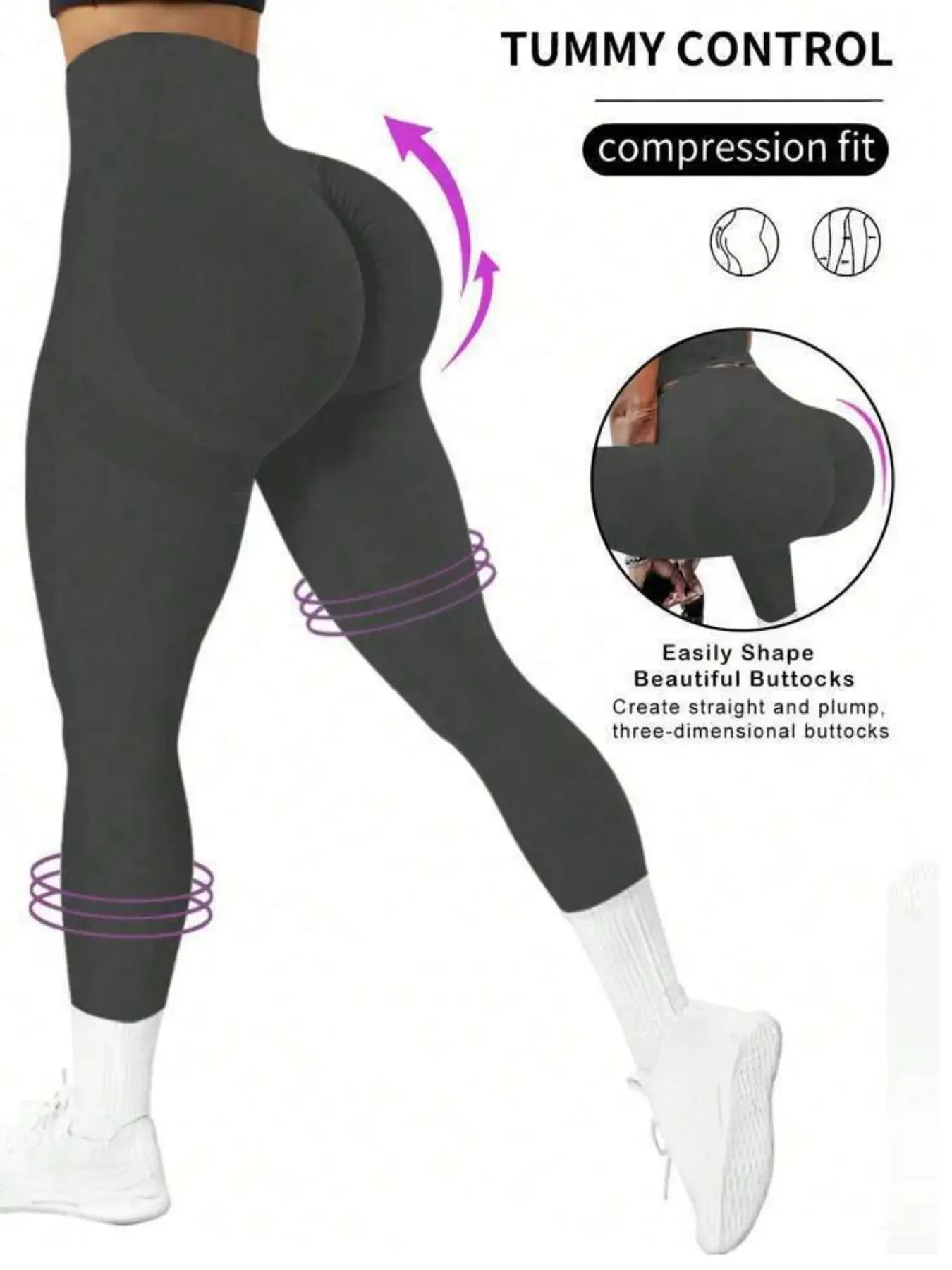 Women’s Seamless High-Waist Yoga Leggings