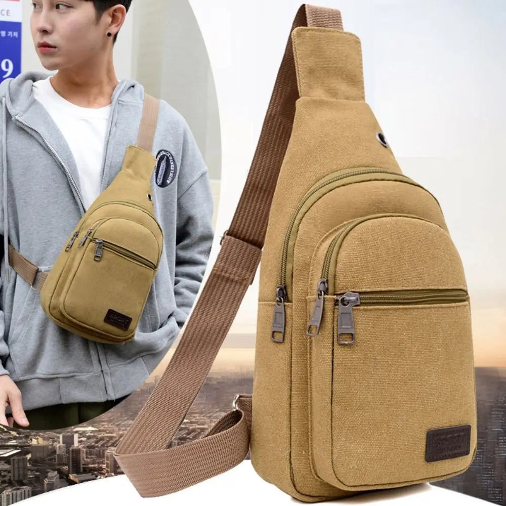 Men’s Canvas Sling Bag