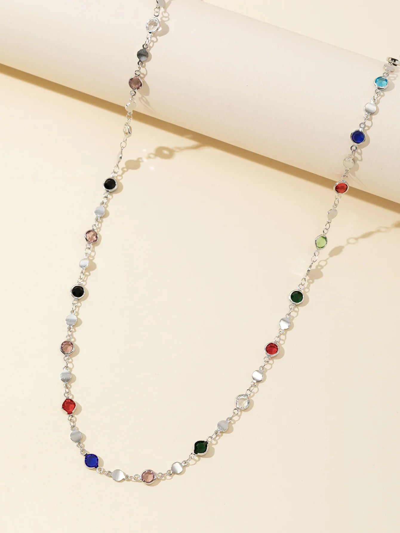 Colorful Blue Evil Eye Necklace