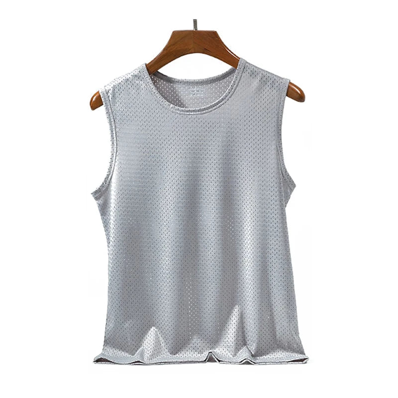 Men’s Sleeveless Mesh Top