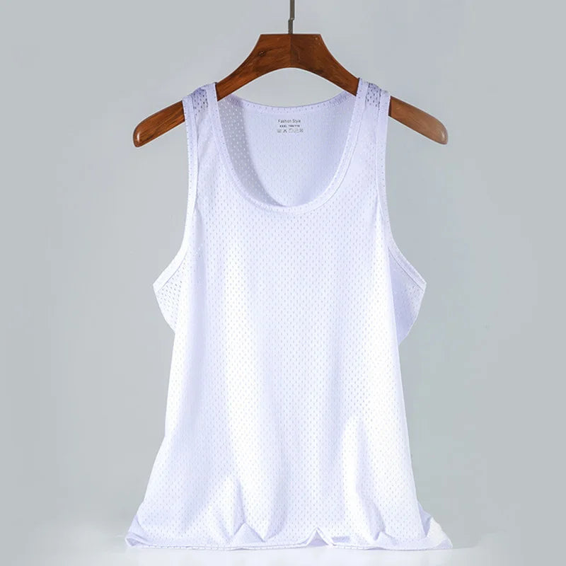 Men’s Sleeveless Mesh Top