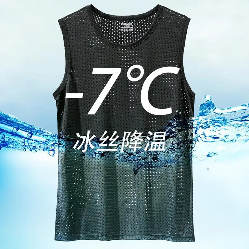 Men’s Sleeveless Mesh Top