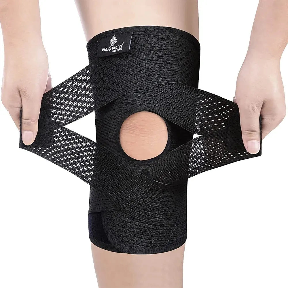 Compression Knee Support with Side Stabilizers