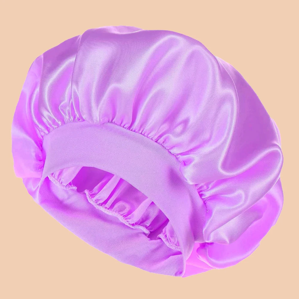 (1pc) Women’s Satin Shower Cap